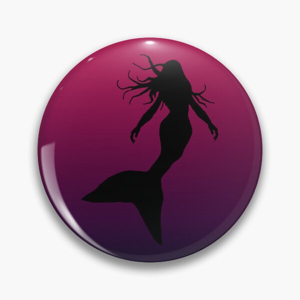 Item preview, Mysterious Mermaid Silhouette Under the Sea Art 1 of 4 designed and sold by Beachy.
