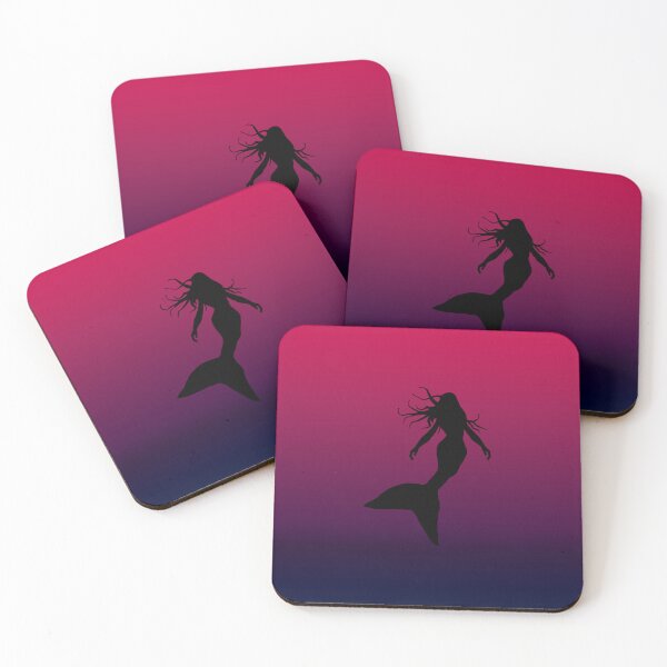 Item preview, Mysterious Mermaid Silhouette Under the Sea Art 1 of 4 designed and sold by Beachy.