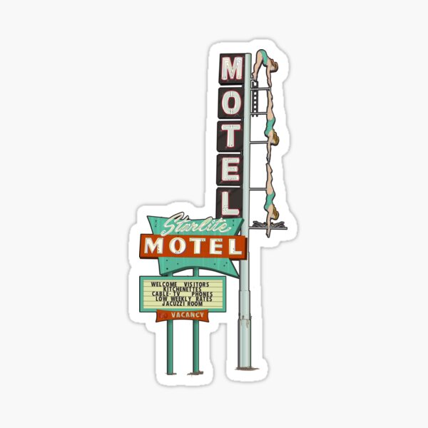 Item preview, Starlite Motel AZ  designed and sold by PatArtByKevin.