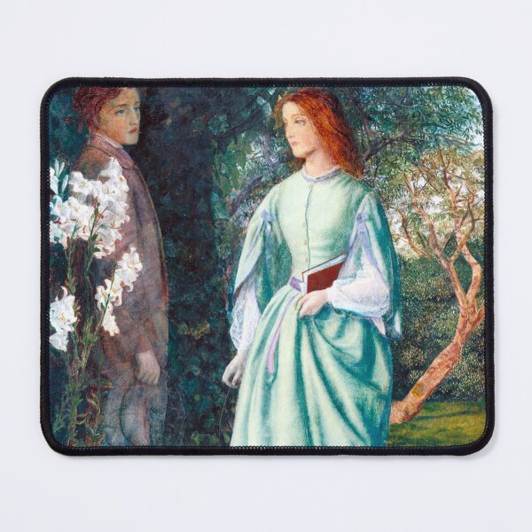 Item preview, Aurora Leigh’s Dismissal of Romney (The Tryst) - Arthur Hughes designed and sold by forgottenbeauty.