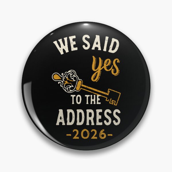 Item preview, we said yes to the address 2026 - light designed and sold by EmeraldeaArt.