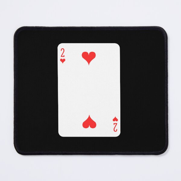 Item preview, 2 of hearts, deck of cards, card game designed and sold by Numbers-Art.