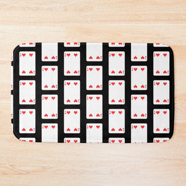 Item preview, 4 of hearts, deck of cards, card game designed and sold by Numbers-Art.