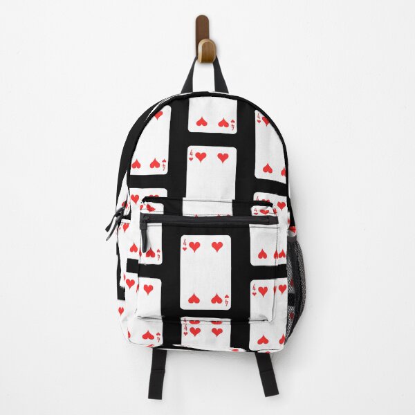 Item preview, 4 of hearts, deck of cards, card game designed and sold by Numbers-Art.
