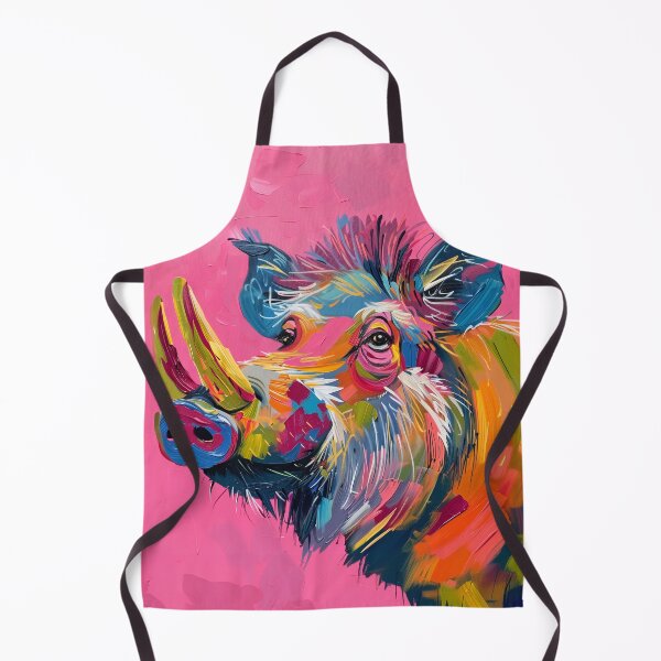 Item preview, Warthog in Bright Colors designed and sold by RiverwoodGiftCo.