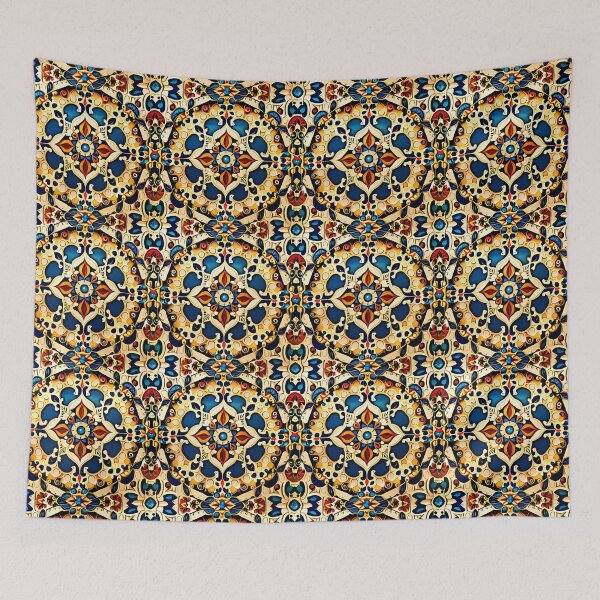 Artikelvorschau, Filigree Art Elegant & Royal Blue Kaleidoscope Sound Wave 2X entworfen und verkauft von Zeporas Castle.