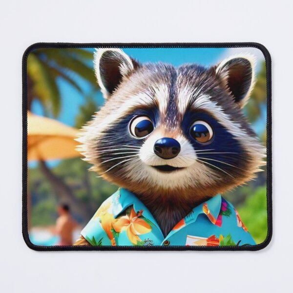 Item preview, FUNNY RACCOON SURFING " SURFING LOVERS  designed and sold by Obinne.