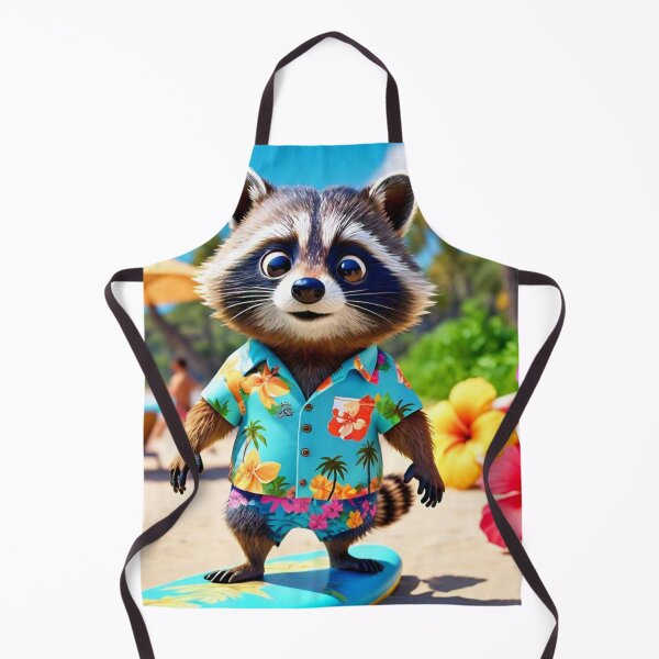 Item preview, FUNNY RACCOON SURFING " SURFING LOVERS  designed and sold by Obinne.