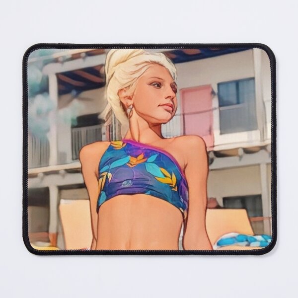 Item preview, Gifted Golden Haired Gymnast designed and sold by thepinupparade.