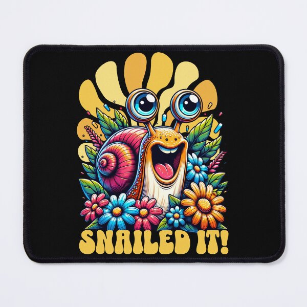 Item preview, Snailed it - funny gardening design designed and sold by EvergreenWhimsy.