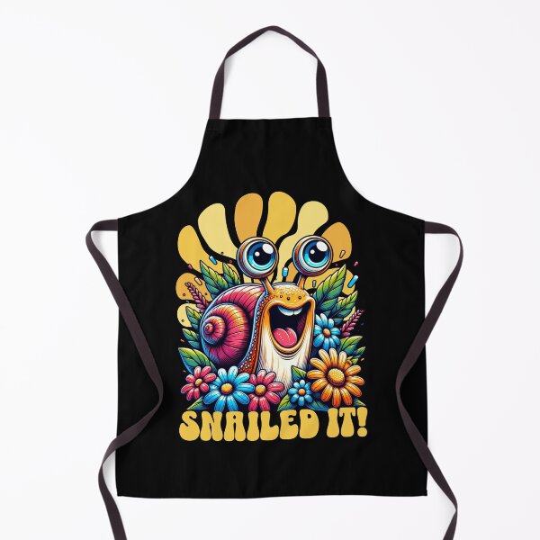 Item preview, Snailed it - funny gardening design designed and sold by EvergreenWhimsy.