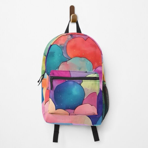 Item preview, Vibrant Colorful Watercolor rainbow Cloud Patten | Subtle pride celebration art designed and sold by Unitepeople.