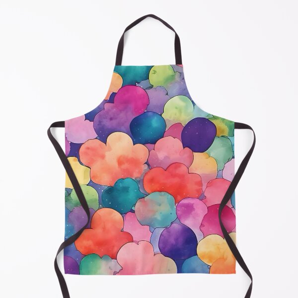 Item preview, Vibrant Colorful Watercolor rainbow Cloud Patten | Subtle pride celebration art designed and sold by Unitepeople.