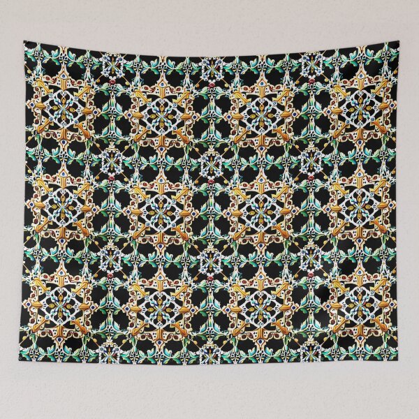 Item preview, Filigree Art Elegant & Royal Gold Flower Teal Lattice 2X designed and sold by Zeporas Castle.