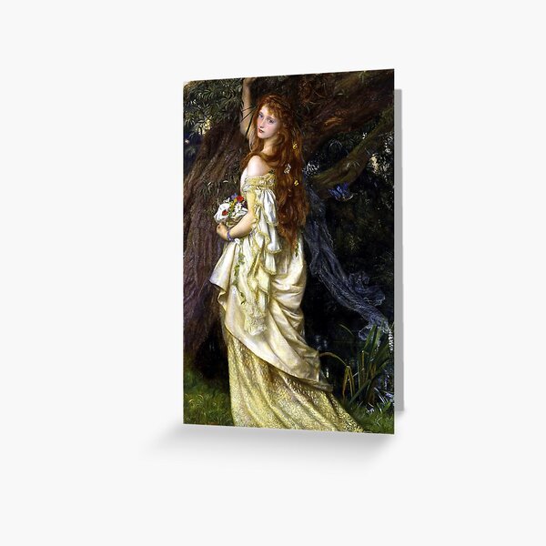 Item preview, Ophelia (“And He Will Not Come Back Again”) - Arthur Hughes designed and sold by forgottenbeauty.