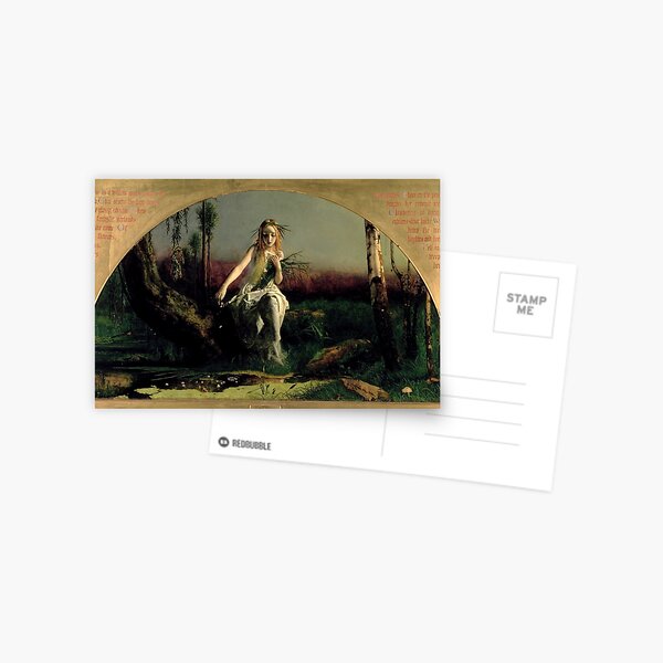 Item preview, Ophelia 1852 - Arthur Hughes designed and sold by forgottenbeauty.