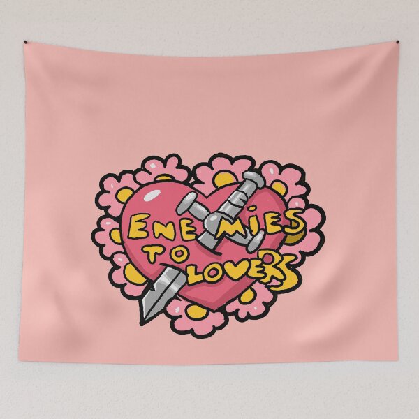 Item preview, Girl reading enemies to lovers fanfiction design designed and sold by DarrriaDesign.