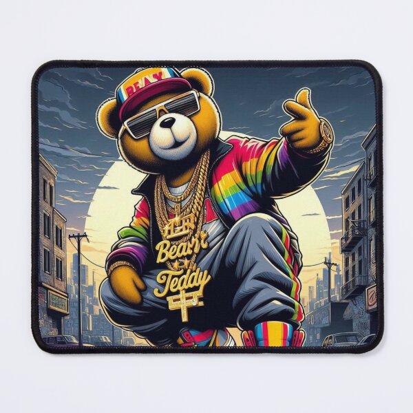 Item preview, "Yo Bro... Take a HipHop Life Style" Cute Bear Saying designed and sold by redask2me.