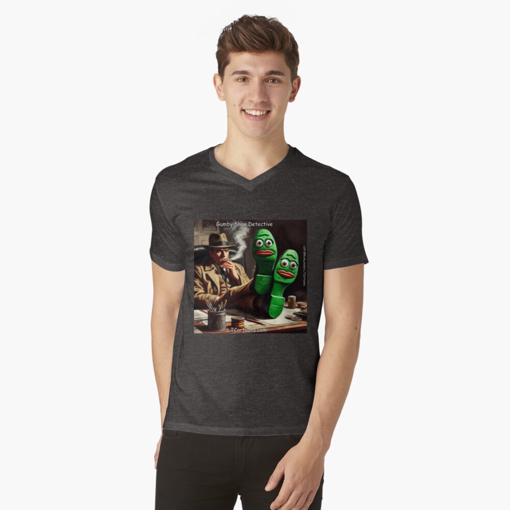 Item preview, V-Neck T-Shirt designed and sold by ltcartoons.