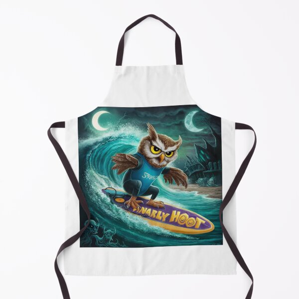 Item preview, FUNNY OWL  SURFING " SURFING LOVERS  designed and sold by Obinne.