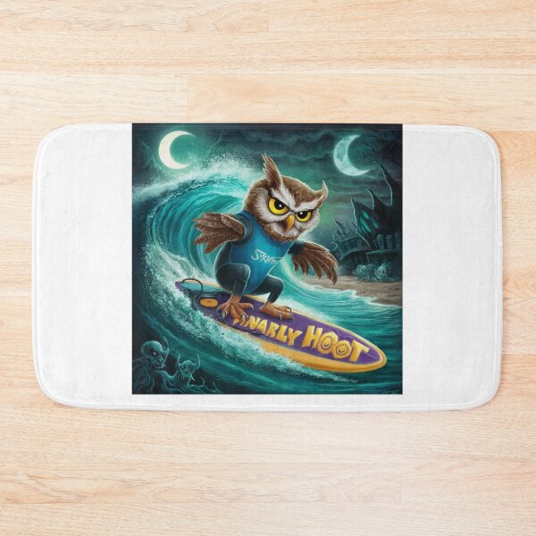 Item preview, FUNNY OWL SURFING " SURFING LOVERS designed and sold by Obinne.