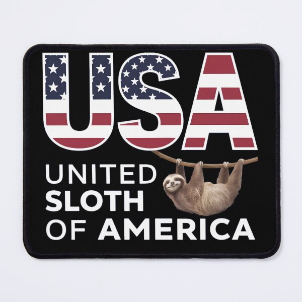 Item preview, United Sloth of America Funny 4th of July Usa designed and sold by PlanetMarker.