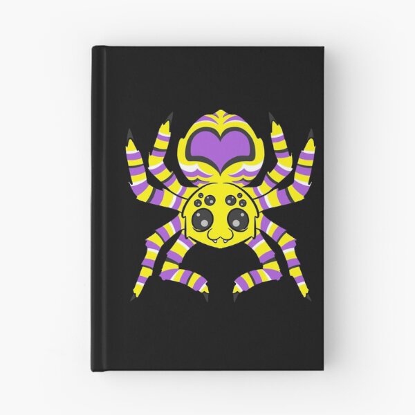 Item preview, Nonbinary Pride Spider designed and sold by JaxNaBox.