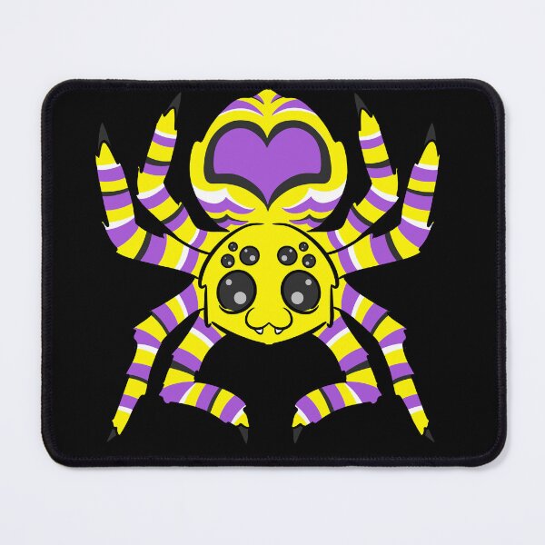 Item preview, Nonbinary Pride Spider designed and sold by JaxNaBox.