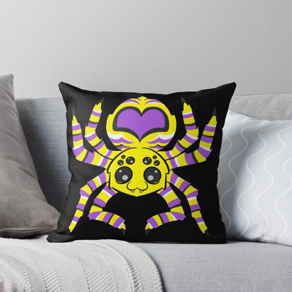 Item preview, Nonbinary Pride Spider designed and sold by JaxNaBox.