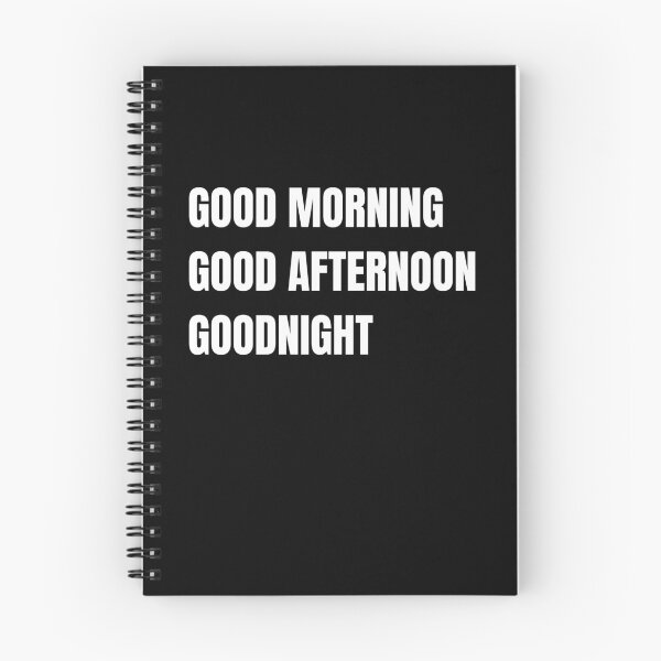 Item preview, Good morning, good afternoon, goodnight  designed and sold by RedPumpFlash.
