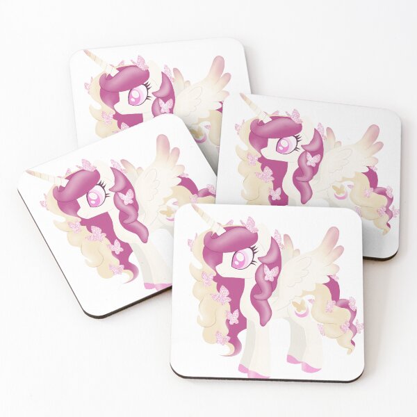 Item preview, glittery butterfly pony pink designed and sold by oxxxenfree.