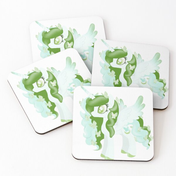 Item preview, glittery butterfly pony green designed and sold by oxxxenfree.