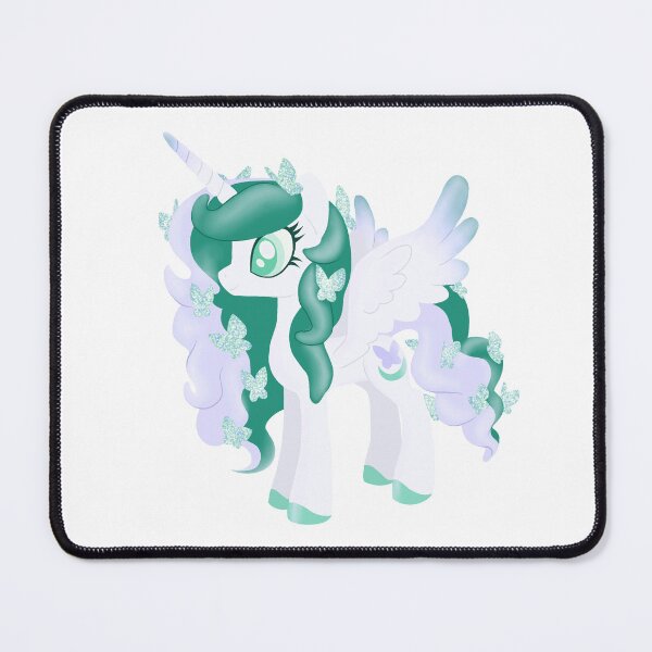 Item preview, glittery butterfly pony cyan designed and sold by oxxxenfree.