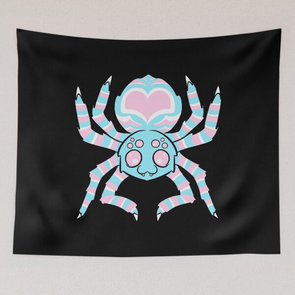 Item preview, Transgender Pride Spider designed and sold by JaxNaBox.