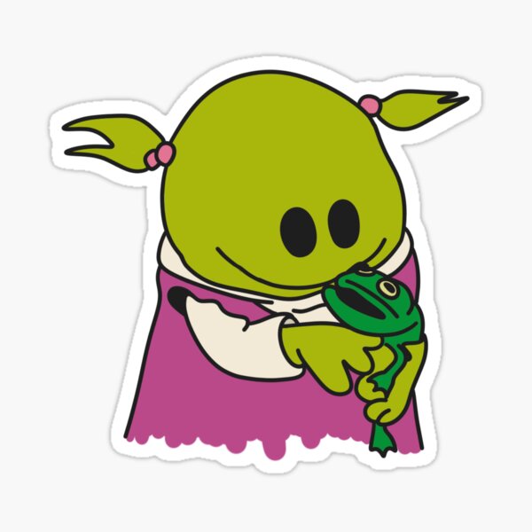 Item preview, Mona and Frog designed and sold by Sticky Wick Designs.
