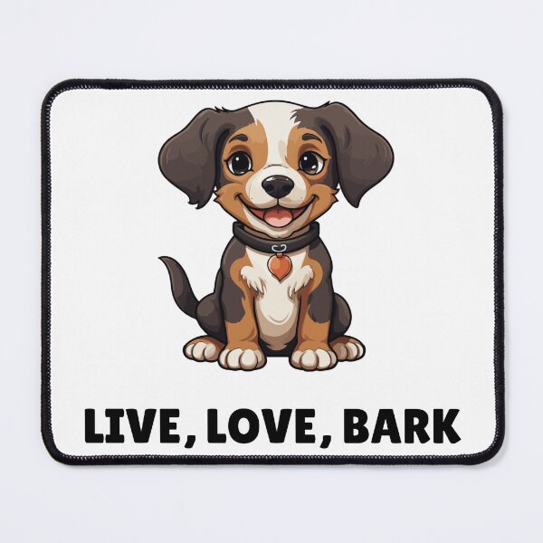 Item preview, Cute Dog Lovers "Live Love Bark" Design designed and sold by PaultonDesigns.