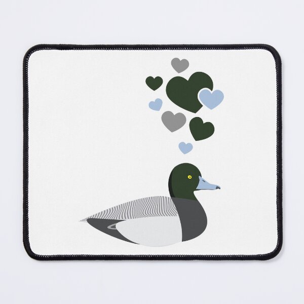 Item preview, Cute Bluebill Scaup Duck With Hearts designed and sold by eternallygifted.