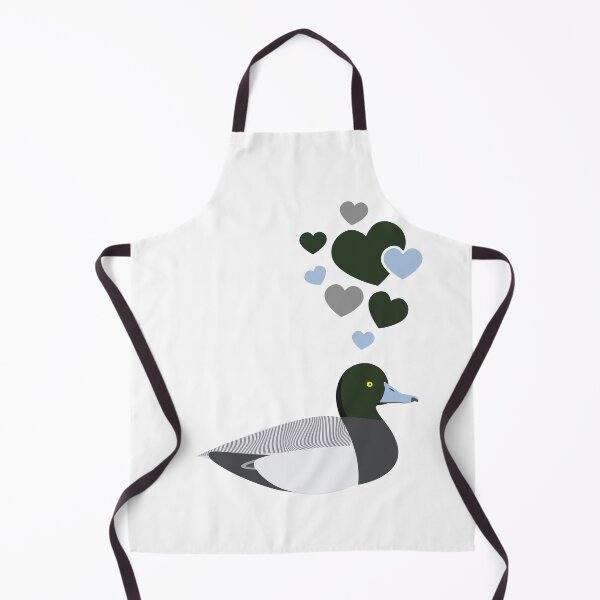 Item preview, Cute Bluebill Scaup Duck With Hearts designed and sold by eternallygifted.