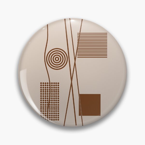Item preview, Geometry in Brown designed and sold by Linda Lees.