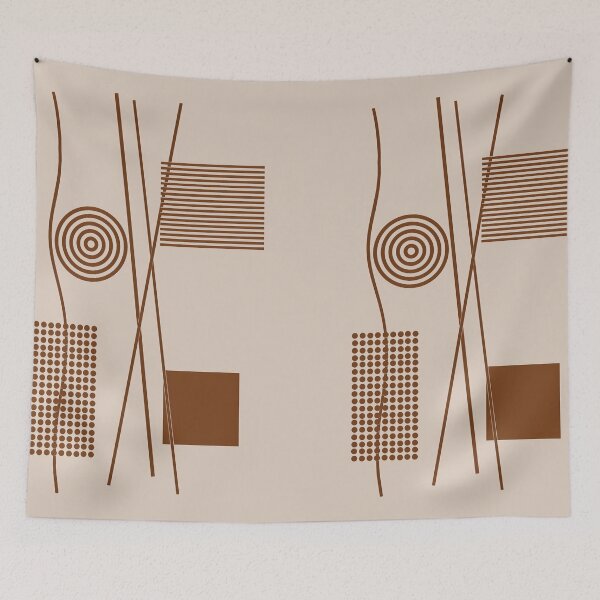 Item preview, Geometry in Brown designed and sold by Linda Lees.