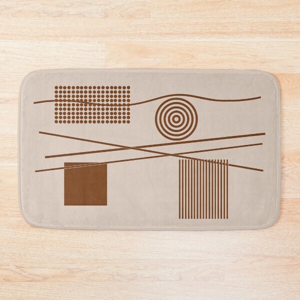 Item preview, Geometry in Brown designed and sold by Linda Lees.