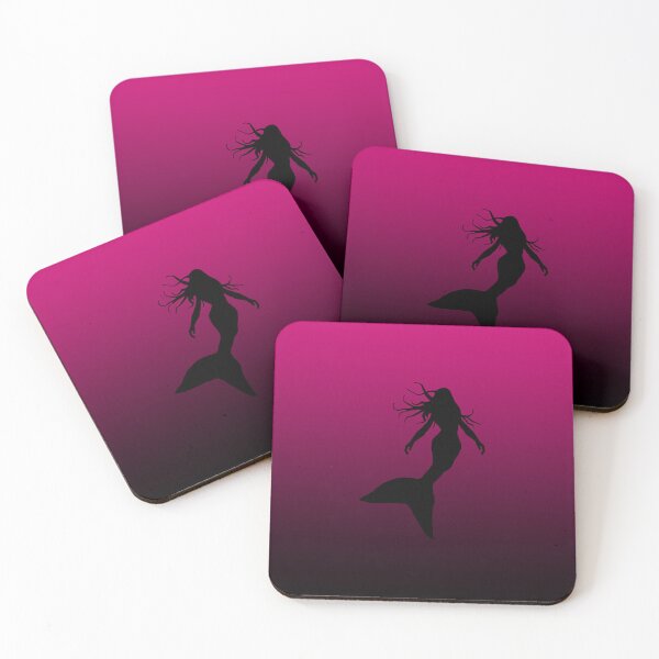 Item preview, Mysterious Mermaid Silhouette Under the Sea Art 2 of 4 designed and sold by Beachy.