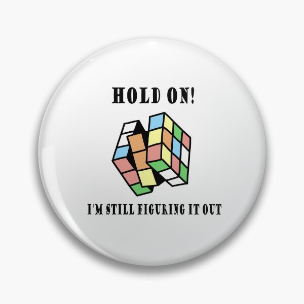 Item preview, HOLD ON! Puzzle Cube Design designed and sold by MauveineDesigns.