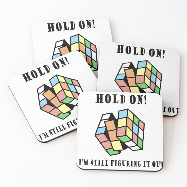 Item preview, HOLD ON! Puzzle Cube Design designed and sold by MauveineDesigns.
