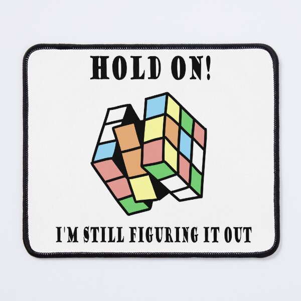Item preview, HOLD ON! Puzzle Cube Design designed and sold by MauveineDesigns.