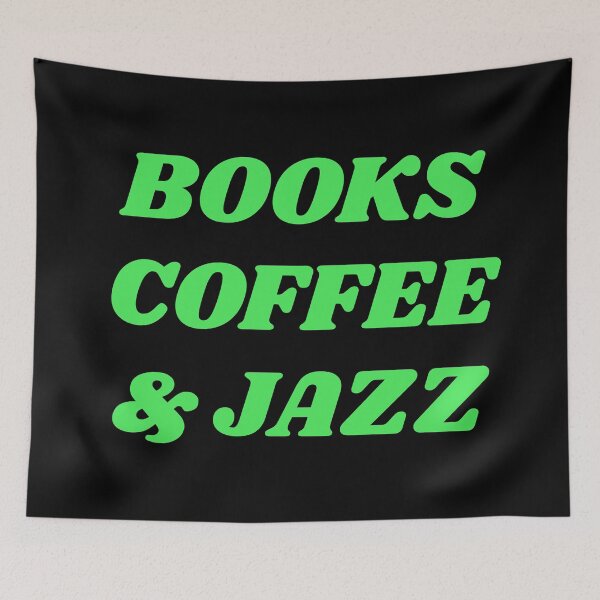 Item preview, Books coffee and Jazz  designed and sold by Inspirationmotivation.