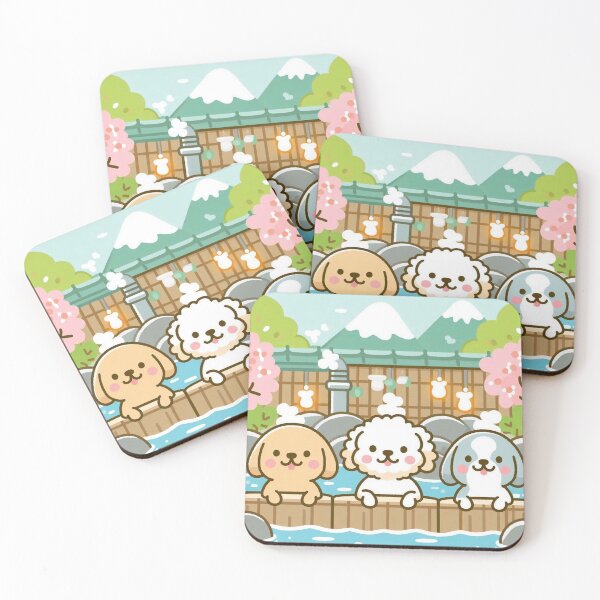 Item preview, Doggos Onsen 5 designed and sold by ClearNight.