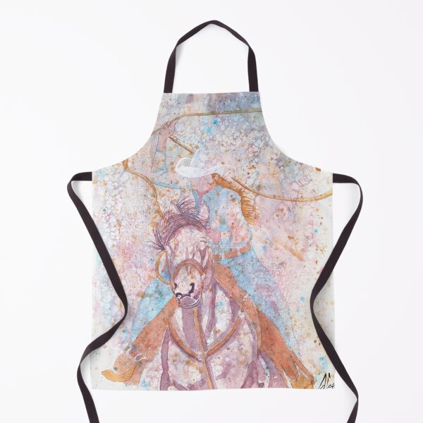 Item preview, Cowgirl in the midst of roping a calf designed and sold by Joshua Cox.