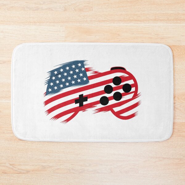 Item preview, USA American Gamer Controller 4th of July designed and sold by PlanetMarker.