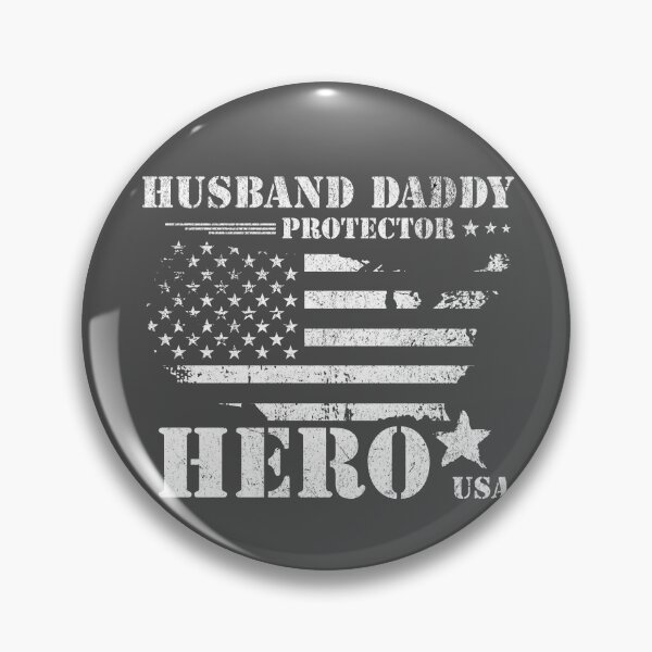Item preview, Husband Daddy Protector Hero Fathers Day American Flag designed and sold by nicksvp.
